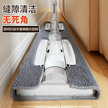 佳帮手平板拖把50cm+1块布合金底板可伸缩杆懒人家用一拖净拖地神器