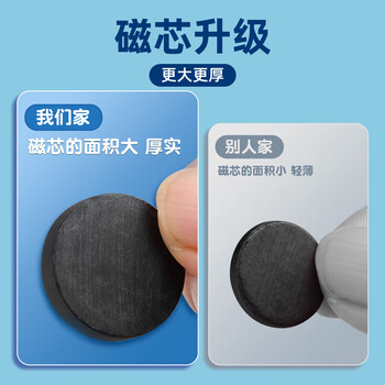 离草【磁力升级】磁吸扣白板磁吸扣磁扣吸铁石磁吸贴片磁力扣会议白板专用办公教学写字板 Φ30mm48粒