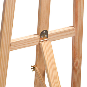 蒙玛特（Mont Marte）蒙玛特1.45米松木画架 实木素描画架画板套装展示架子成人儿童折叠画板架原木色 AEA0003 速写绘画