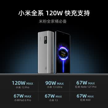 CUKTECH酷态科【3C认证可上飞机】15号电能柱电芯20000毫安时充电宝多口150W快充移动电源适用笔记本小米 CUKTECH酷态科【3C认证可上飞机】15号电能柱电芯20000毫安时充电宝多口150W快充移动电源适用笔记本小米
