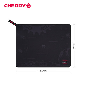 CHERRY京世之作 电脑桌鼠标垫小号  键盘垫 游戏鼠标垫 高密纤维顺滑鼠标垫