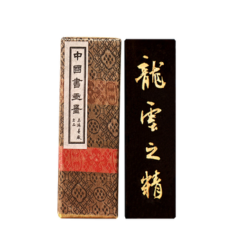 曹素功上海曹素功墨条墨块龙云之精62g油烟墨101 松烟墨选烟墨 书画墨锭文房四宝【描金】