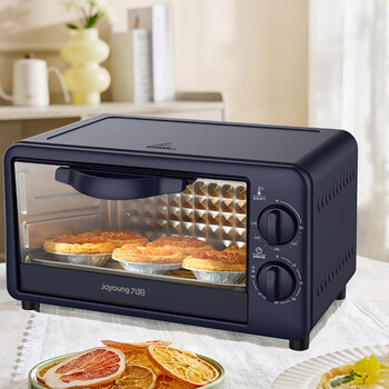 九阳（Joyoung）家用多功能电烤箱 10L大容量定时控温上下独立控温可视披萨红薯烤炉箱 KX10-V601