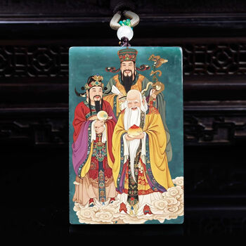 翡翠吊坠福禄寿型号规格- 京东