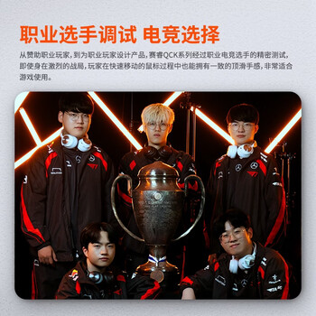 赛睿（SteelSeries）QcK Medium 游戏鼠标垫大号 鼠标垫游戏电竞 电竞fps顺滑鼠标垫 CSGO 无畏契约 M号 320*270*2mm