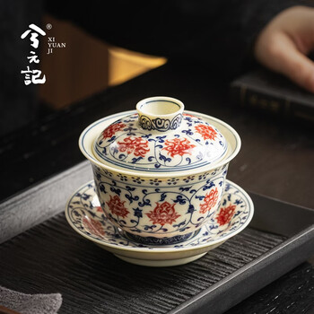 青花釉里红茶具价格报价行情- 京东