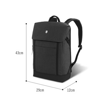 维氏(VICTORINOX)瑞士军刀埃蒙特经典系列15.6英寸商务电脑包翻盖背包605313黑色 维氏(VICTORINOX)瑞士军刀埃蒙特经典系列15.6英寸商务电脑包翻盖背包605313黑色