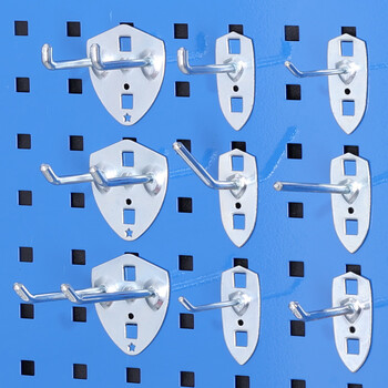 驰兔 五金工具挂板 工具架 工作台 工具柜 方孔挂钩套装 H7(不含挂板) 驰兔 五金工具挂板 工具架 工作台 工具柜 方孔挂钩套装 H7(不含挂板)