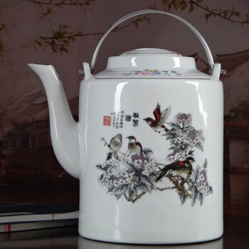 景德镇老瓷器茶壶图片- 京东