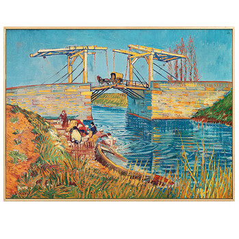 北欧风卧室客厅欧式装饰画大幅梵高星空装饰画向日葵印象派客厅墙壁画