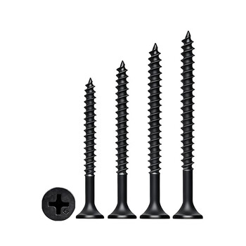 永利尚 自攻螺丝钉墙板钉龙骨自攻丝十字平头自攻钉 高强度干壁钉木螺丝 高强度M4.2*100（100个）