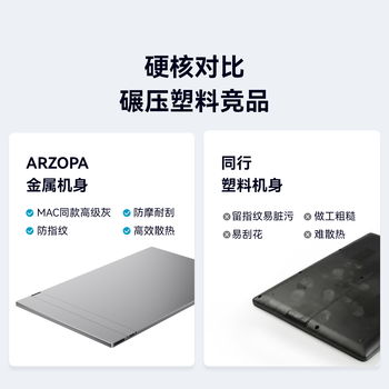 ARZOPA阿卓帕16.1英寸2.5K 180Hz 高色域便携式显示器 笔记本电脑手机副屏Switch Ps5/4显示屏Z3FC 