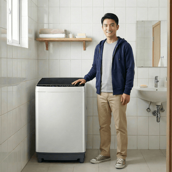 康佳全自动波轮洗衣机9公斤 大容量比8公斤大家用宿舍租房神器  KB90-JD201