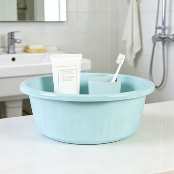 福爱家洗脸盆34cm2只装洗菜盆洗脚盆塑料盆泡脚盆学生盆洗衣盆宝宝盆