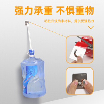 银背强力无痕双面胶易撕无残留 高粘度无痕双面胶粘贴片车用不留胶 1厘米*5米*1mm