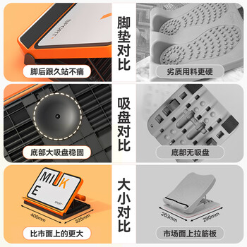 米客 拉筋板小腿伸筋神器成人儿童站立式斜踏板脚踝康复健身运动踏板