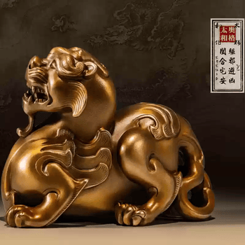 青铜麒麟摆件品牌及商品- 京东