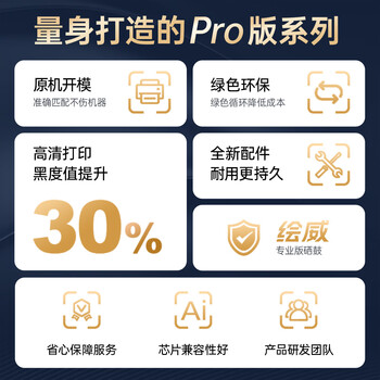 绘威M7160DW粉盒适用奔图M7160DW硒鼓M7160DW打印机专用墨盒适用PANTUM M7160DW墨粉奔腾碳粉