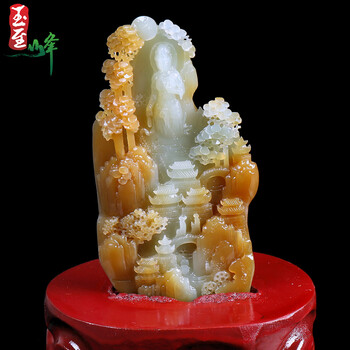 和田玉观音摆件型号规格- 京东