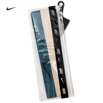 耐克（NIKE）运动束发带瑜伽健身头带2条装发饰赠发带包N1001596232OS