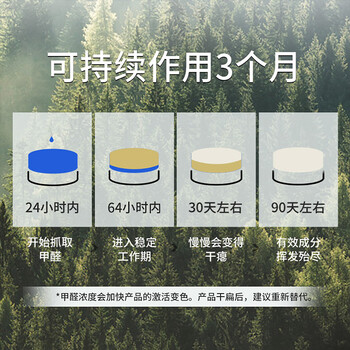 希望树 除甲醛果冻除醛剂11罐 foh强力除醛变色去甲醛新房家用清除剂