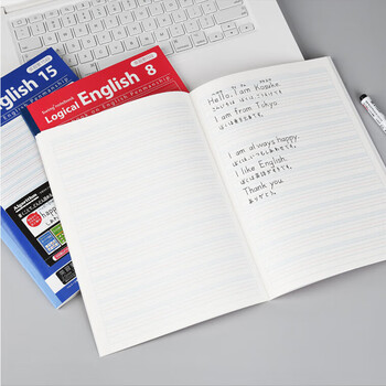 Nakabayashi仲林英语本B5/30张 学生作业本外语单词练习笔记本 10段