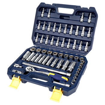 长城套筒工具套装多功能汽修组套工具中飞棘轮扳手10mm58件 405058 长城套筒工具套装多功能汽修组套工具中飞棘轮扳手10mm58件 405058
