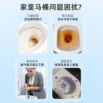 平安大通马桶除垢清洁剂强力去黄除尿垢污渍洁厕灵尿碱溶解剂500g*2瓶