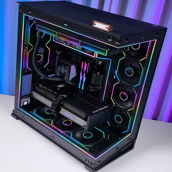追风者（PHANTEKS）NV7全视景无立柱海景房机箱(ARGB灯控/可置换I/O /支持3面360水冷/双5090显卡)