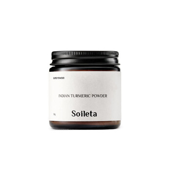 SOILETA印度姜黄粉50g 天然姜黄粉咖啡烘焙伴侣姜黄奶黄金奶配方咖喱调料