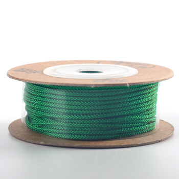 禔绵线文玩线缇棉曼波线1mm星月菩提编织线绳手串佛珠线耐磨 翠绿色