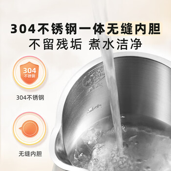 小熊（Bear）便携式烧水壶烧水杯电热水壶 0.6L迷你恒温水壶养生家用旅行冲奶电水壶 ZDH-A06H1