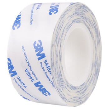 3M强粘棉纸双面胶带 无纺布半透明超薄双面胶儿童手工制作 家用多功能薄型双面胶40mm宽*10m长