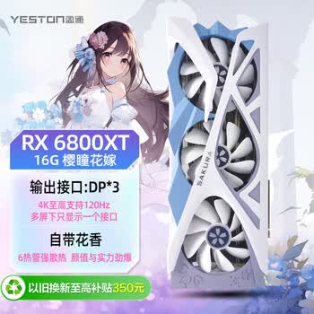 新品未開封】Yeston Radeon 6750xt 櫻瞳花嫁 【公式通販】