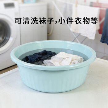福爱家洗脸盆34cm2只装洗菜盆洗脚盆塑料盆泡脚盆学生盆洗衣盆宝宝盆