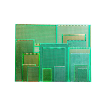 汇君 双面喷锡电路板洞洞板PCB单面镀锡实验板玻纤环氧板 30*40单面绿油实验板1片