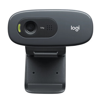 罗技（Logitech）C270 高清摄像头 USB电脑笔记本台式机摄像头 视频会议网课摄像头带麦克风 即插即用
