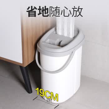 美丽雅平板拖把33cm杆长126cm2布带桶免手洗干湿两用家用一拖净拖地神器 美丽雅平板拖把33cm杆长126cm2布带桶免手洗干湿两用家用一拖净拖地神器