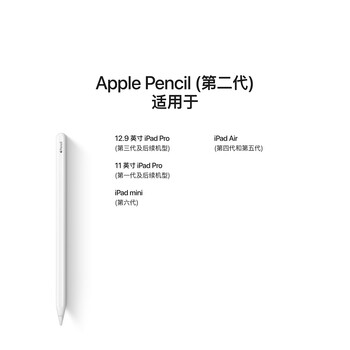 Apple/苹果 Pencil(第二代) 磁吸触控笔手写笔苹果笔电容笔书写绘画iPad笔 适用iPad Air(第五代) Apple/苹果 Pencil(第二代) 磁吸触控笔手写笔苹果笔电容笔书写绘画iPad笔 适用iPad Air(第五代)