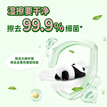 清风草本湿厕纸40片*6包 私处清洁湿巾纸巾 搭配卷纸厕纸