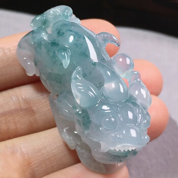 冰种翡翠貔貅吊坠价格报价行情- 京东