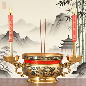 双耳铜香炉图片- 京东