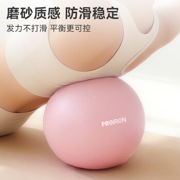PROIRON普力艾 瑜伽球八爪鱼小球盆底肌训练专用普拉提球25cm普拉提 黑