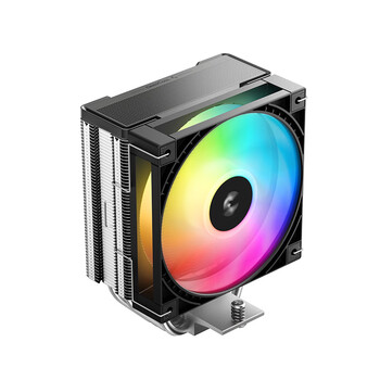 九州风神（DEEPCOOL）玄冰400ARGB黑色CPU风冷散热器/升级塔体/ARGB风扇/热管偏置不挡内存/多平台支持