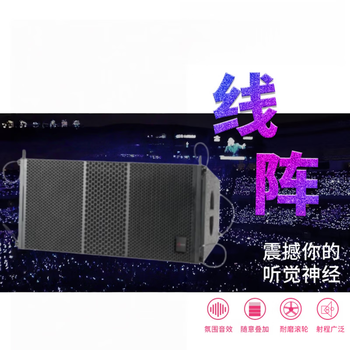 海康威视舞台户外会议演出专用双10寸线阵列音箱DS-QAOLP60014