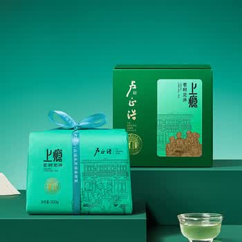 卢正浩绿茶上瘾明前老茶树龙井茶叶一级200g2026新茶纸包团购长辈送礼