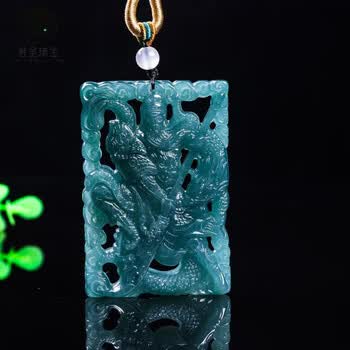 翡翠吊坠财神品牌及商品- 京东