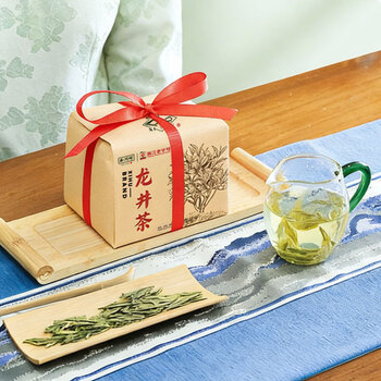 西湖牌2026新茶上市上市绿茶龙井茶叶 雨前三级春茶纸包200g自己喝