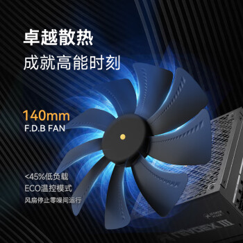 SUPER FLOWER振华 ATX3.1电源 额定1300W LEADEX III1300W 金牌全模 /十年保固/支持 5090/9070显卡