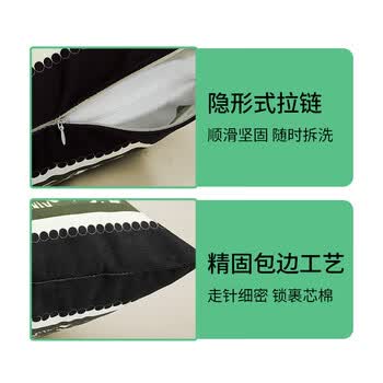 圣瓦伦丁沙发抱枕女生睡觉靠枕靠垫靠背床上客厅轻奢高级感可拆洗 45*45cm